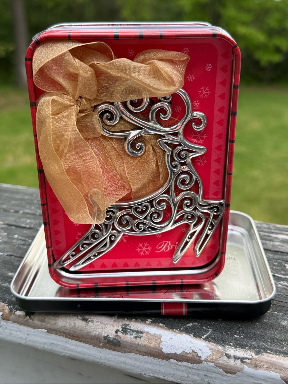 NIB BRIGHTON REINDEER ORNAMENT